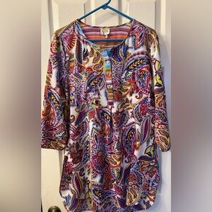 Fig & Flower blouse L